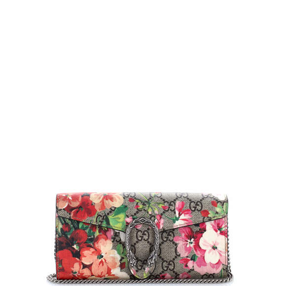 Gucci Handbags - Gucci Long Dionysus Chain Wallet Blooms Print GG Coated Canvas